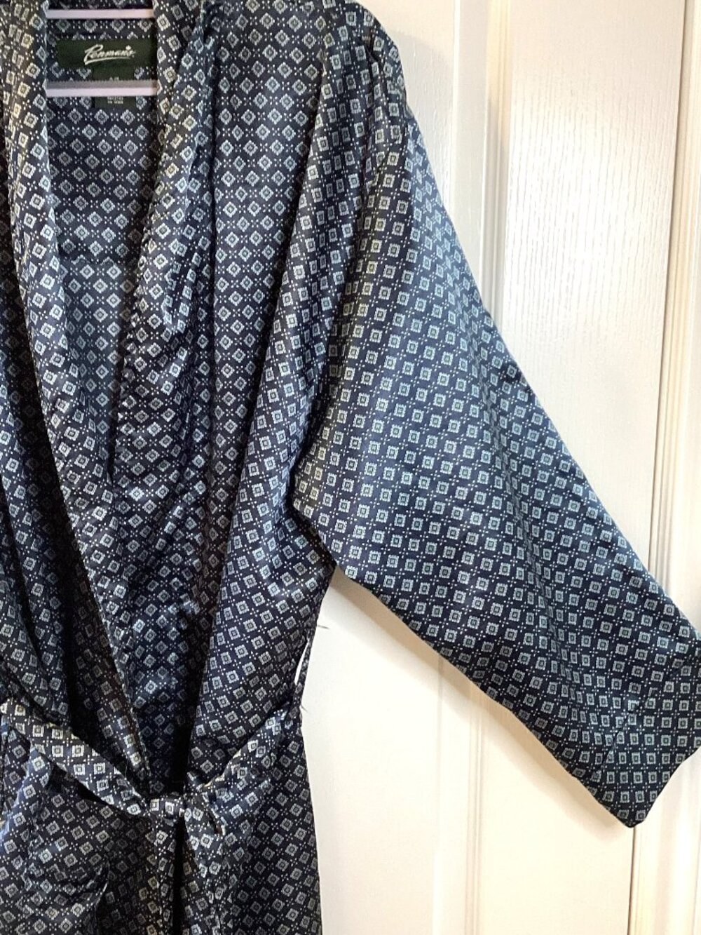 Penman's Men's Classic Lightweight Wrap Around Bathrobe Lounge Size 0/S - Picture 3 of 8